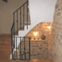 Acceso Escalera Casa Rural Rosa La Fresneda (Matarraña)